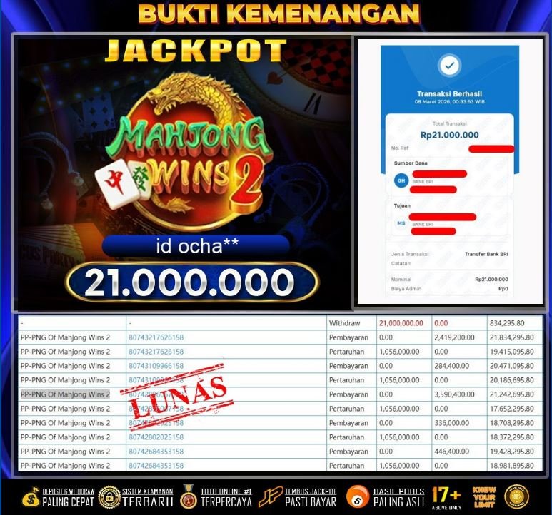 GOKUTOGEL : Bukti Pembayaran JP20
